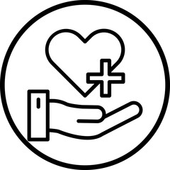 Obraz premium Health Care Icon Style