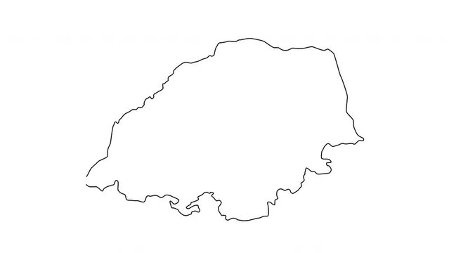 sketch map of Polokwane in south africa