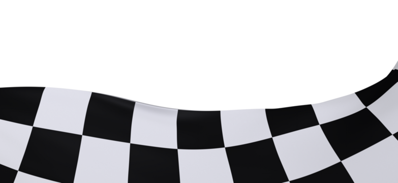 Black and white flag