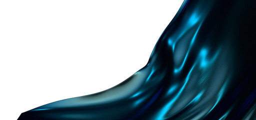Beautiful blue abstract wave technology background with light digital