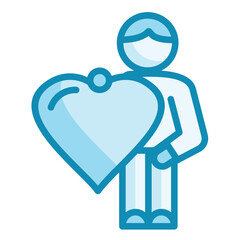 Fototapeta premium Compassionate Icon