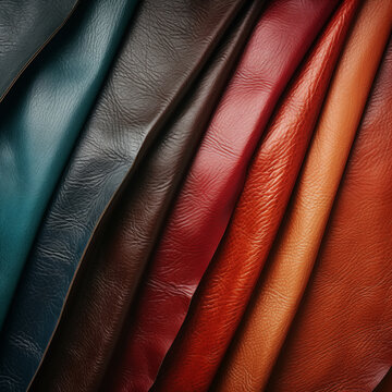 Mix color of real leather look background