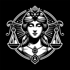 Logo for lady justice law