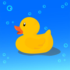 rubber duck in water