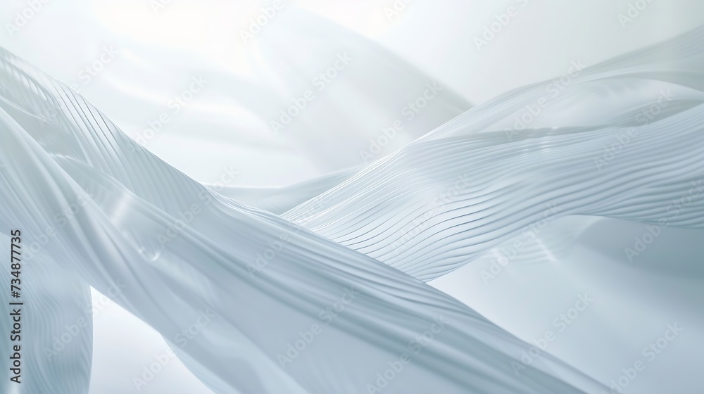 Poster white wave abstract or rippled water texture background : generative ai