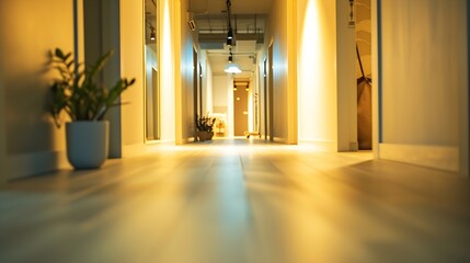 corridor in modern shop : Generative AI