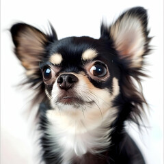 Photo of Chihuahua isolated on a white background. High quality