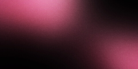 Grainy gradient dark background purple pink black color flow noise texture wide banner poster header design