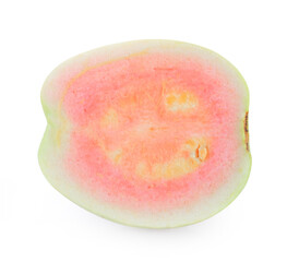 Guava isolated on white background.