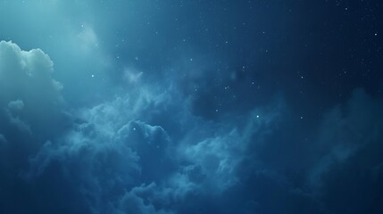 Fototapeta na wymiar Night sky with stars and clouds shot. : Generative AI