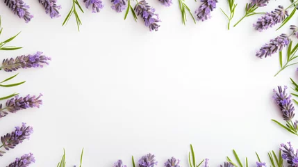 Zelfklevend Fotobehang Fresh lavender flowers © Cedar