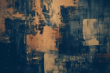 Abstract Artistic Texture in Earthy Tones Modern Background Painting