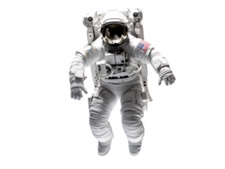 an astronaut in a space suit