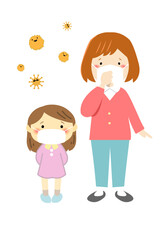 マスクの親子セット