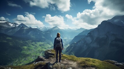 Fototapeta premium Journey Through the Elements: Luxurious Travel and Exploration