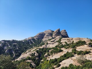Fototapeta na wymiar Montserrat Rocky Mountains