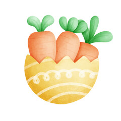 Cute easter egg clipart, cartoon Easter egg drawings, Easter themed decorations, a bright Easter day.