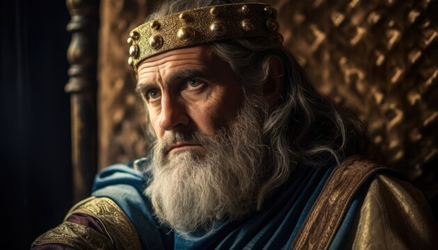 King Herod Wearing a Crown