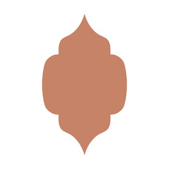 Islamic window. Boho design