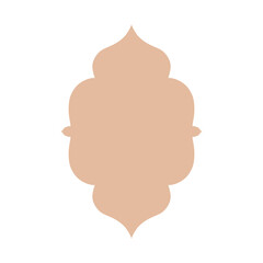 Islamic window. Boho design