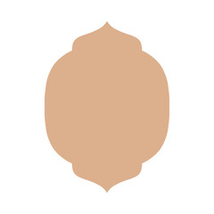 Islamic window. Boho design