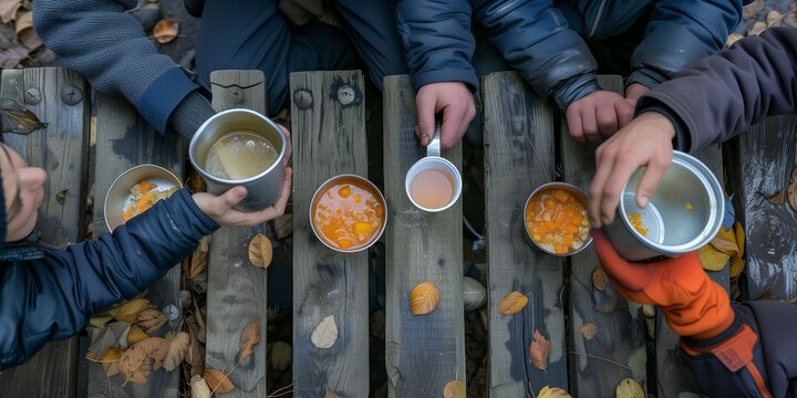 Compassionate Volunteers Offer Nourishment To Those Experiencing Homelessness