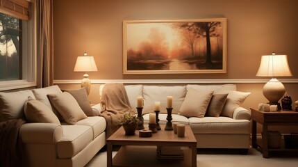 inviting living room cozy