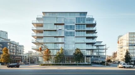 contemporary apartment building modern