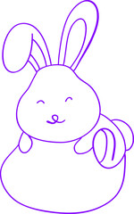 Doodle Easter Bunny