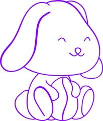 Doodle Easter Bunny
