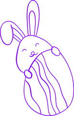 Doodle Easter Bunny