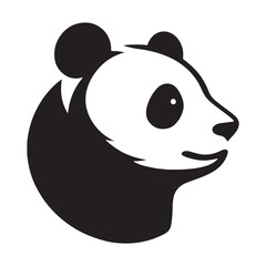 Gentle Giants: Vector Illustrations of Panda Silhouettes, Capturing the Endearing Charm and Peaceful Nature of These Beloved Creatures.