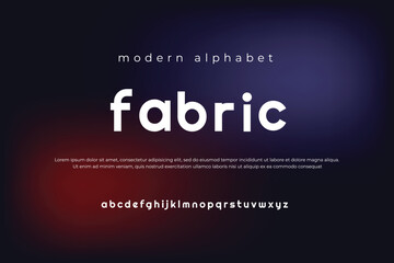 Abstract minimal modern alphabet fonts. Typography technology electronic digital music future creative font. vector illustraion