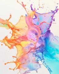 Obraz premium Rainbow Splash