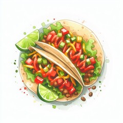 Tex-Mex Treat: Savory Pork Tacos Gastronomic Pleasure