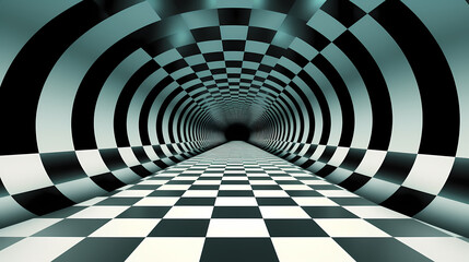 Abstract optical illusion pattern seamless background