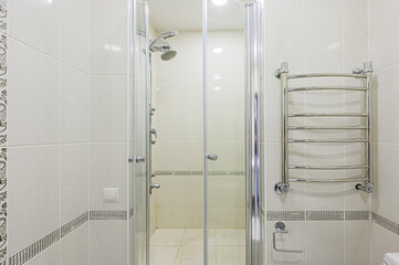 interior apartment room bathroom, sink, decorative elements, toilet. WC, sanitary unit, wash room