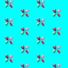 seamless background with flowers