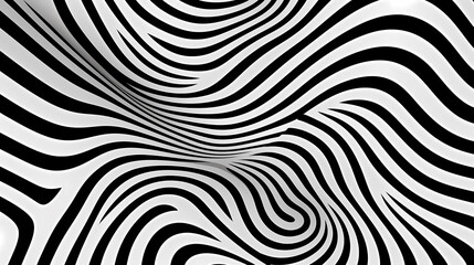 Fototapeta premium Abstract optical illusion pattern seamless background