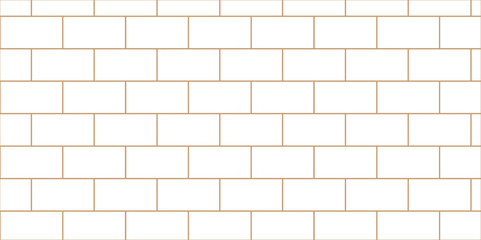 Obraz premium White brick wall background. architecture square construction stone block brick wallpaper. seamless building cement concrete wall grunge background. 