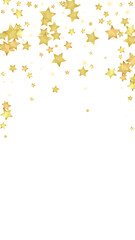 Magic stars vector overlay.  Gold stars scattered