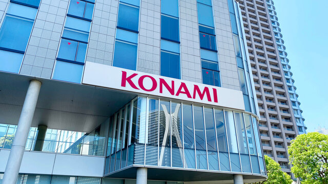 Konami corporation at Tokyo, Japan