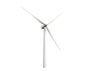 a windmill with blades on a white background