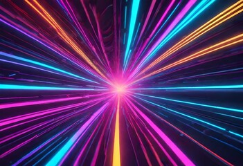 abstract background with multi rays