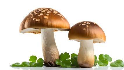 porcini mushroom on a white isolated backgroud
