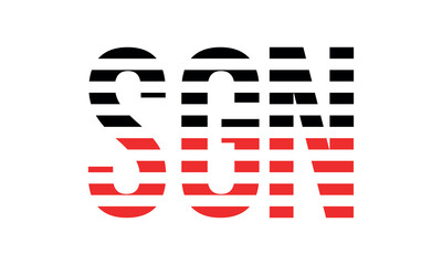 SGN three initial letter iconic line negative space minimal logo design vector template. monogram, abstract, wordmark, business, typography, minimalist, brand, company, flat, modern, unique, simple