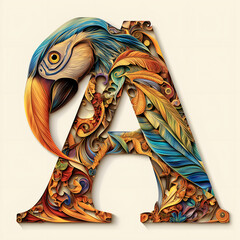 art illustrations of alphabet letters