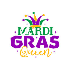 Obraz premium Mardi Gras Queen This quote is only digital download. This file can be used many purposes in Cricut and Silhouette. If there any question please, contact us. 