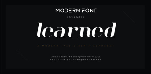 Fototapeta na wymiar Elegant classic alphabet serif fonts decorative wedding retro concept. Typography Retro vintage alphabet letters fonts and number. vector illustration