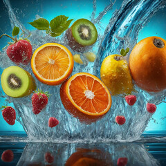 refreshing mixed fruit